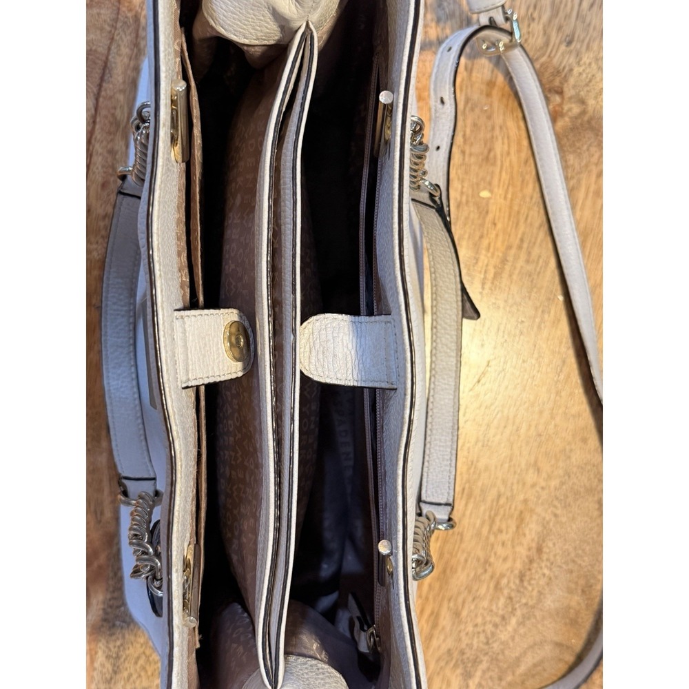 Kate Spade Briar Lane Meena Purse Pink Beige Leather Removable Shoulder Strap - Picture 6 of 14